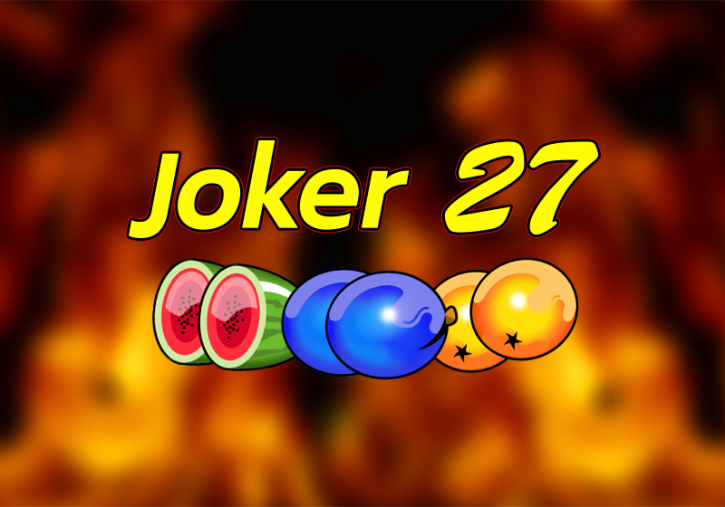Joker 27, 3 reel slot machines